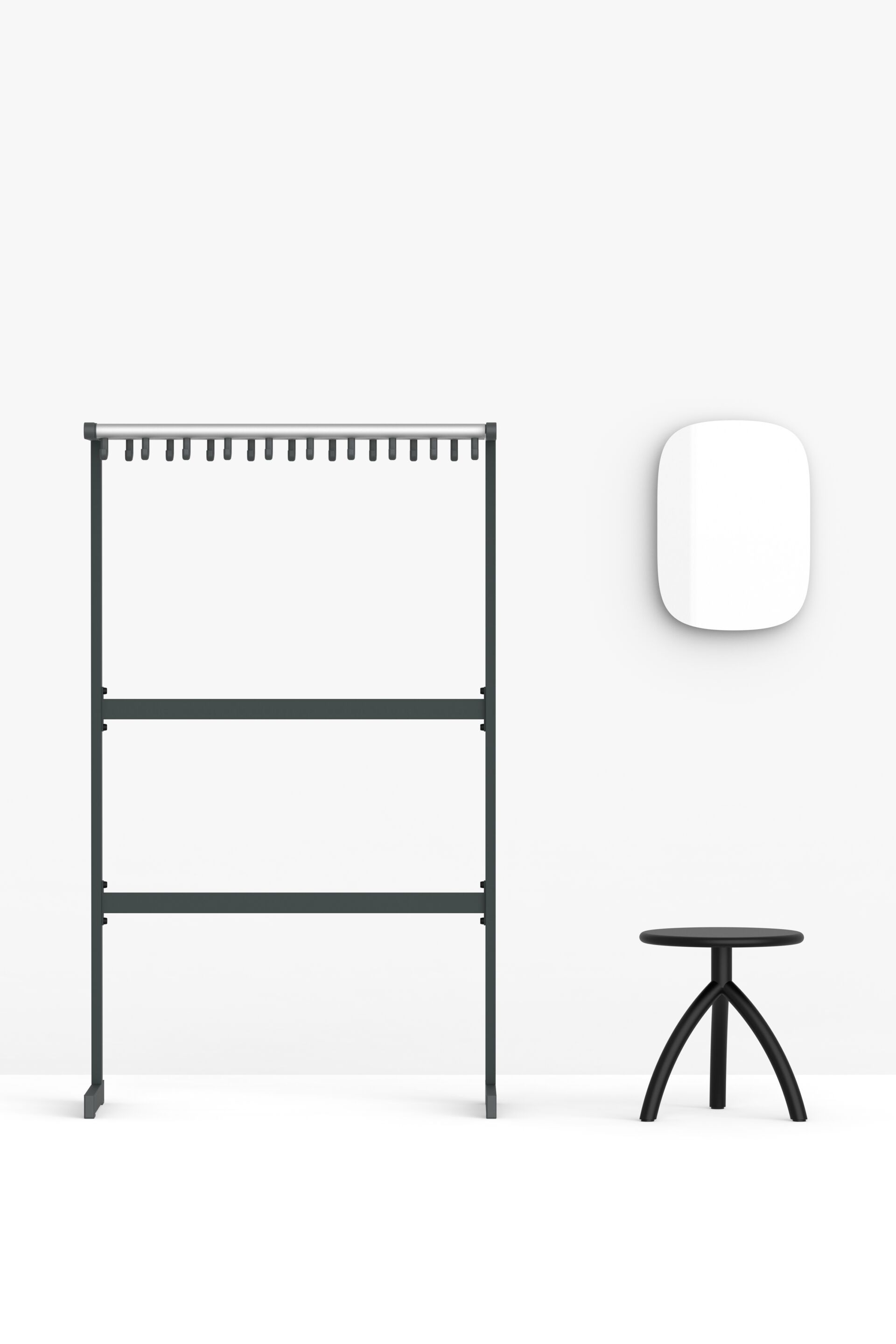 Алюминиевый табурет с порошковым покрытием FUNCTIONALS STOOL ARCH-00123495 - Вид №16