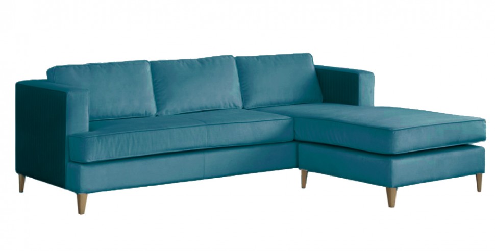 Диван Groove угловой бирюзовый ICON DESIGNE ДИЗАЙНЕРСКИЕ, GROOVE 178055 Голубой  - Вид №1