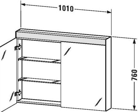 Duravit Зеркало в ванной со встроенной подсветкой Luci e specchi sun-id-1466133 - Вид №16