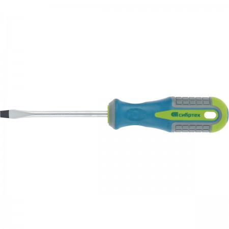 Отвертка SL8х150мм CrV трехкомпонентная рукоятка СИБРТЕХ 12188 - Вид №2