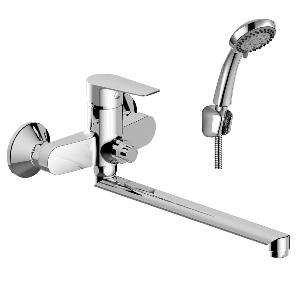 Смеситель для ванны Rossinka Silvermix LRS35-35 однорычажный универсальный цвет хром 82865056 STLM-2187775