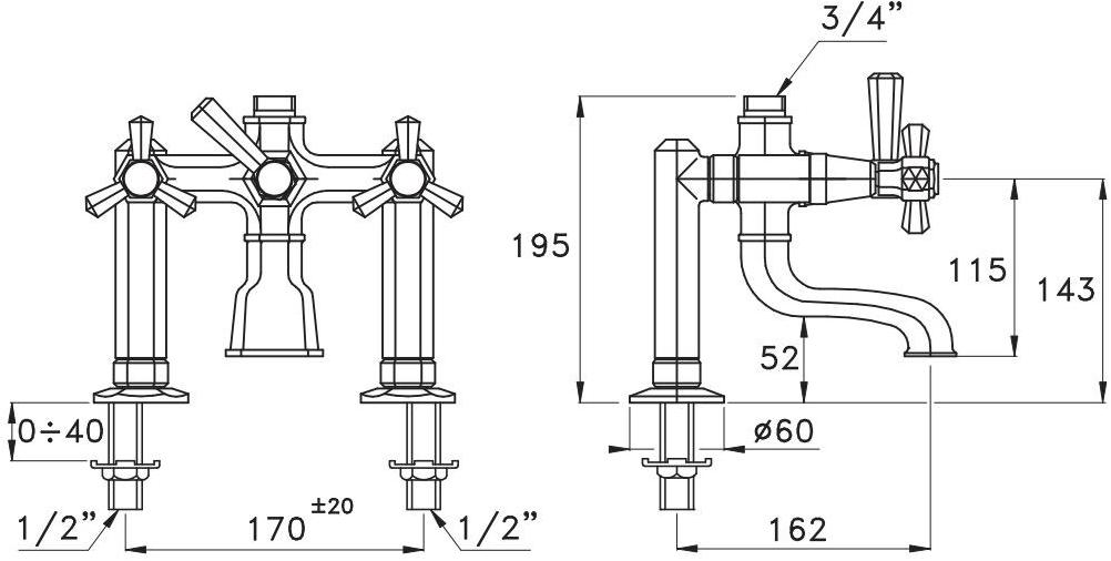 RUBINETTERIE STELLA Душевая кабина группа Eccelsa 3274rg - Вид №1