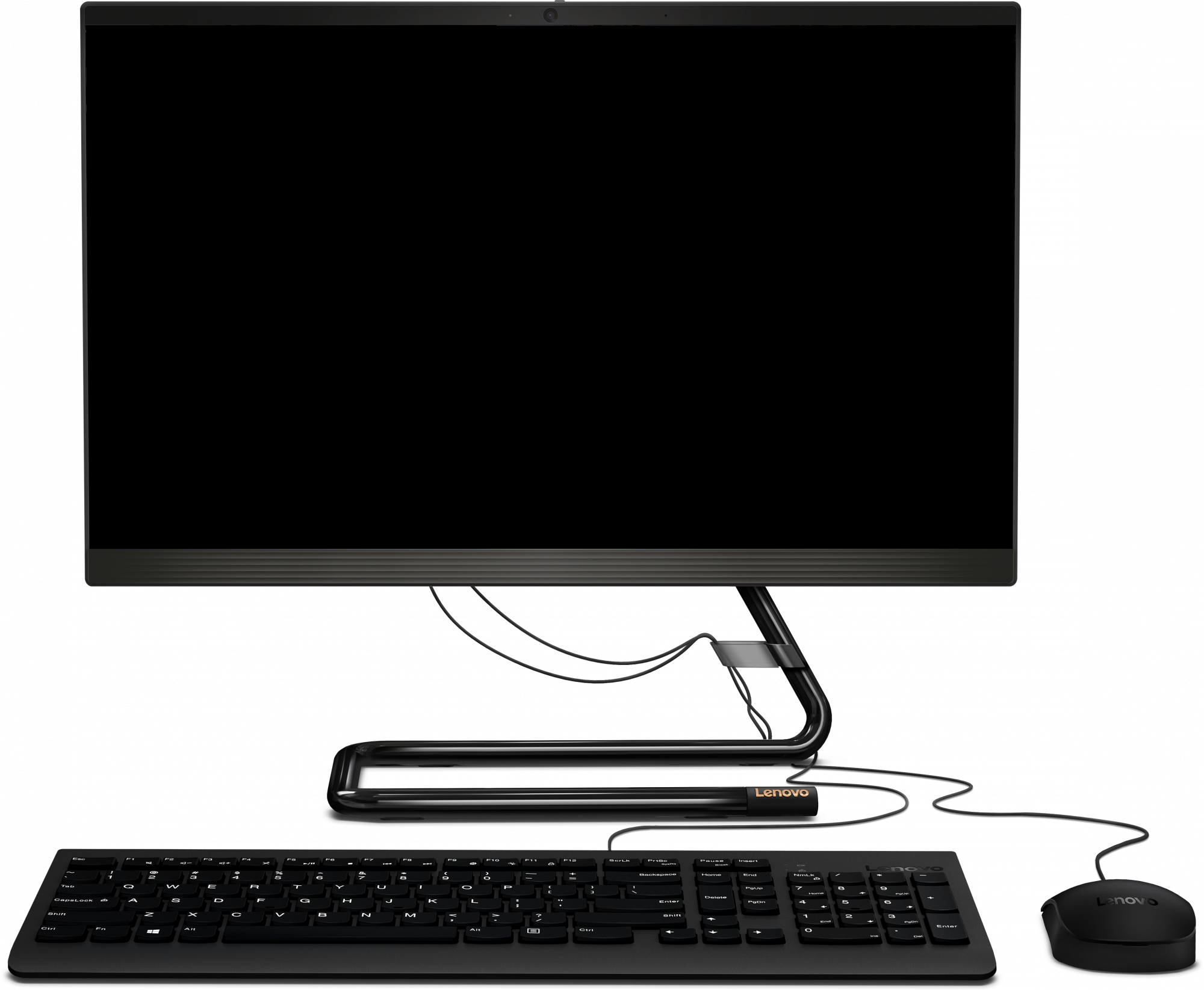 F0EX000YRK ideacentre aio 3 22ada05 21.5"(1920x1080)/amd ryzen 5 3500u(2.1ghz)/4096mb/1000+128ssdgb/dvdrw/int:amd radeon vega 8 /bt/wifi/war 1y/5.28kg/black/dos + клавиатура, мышь usb Lenovo Santreyd 