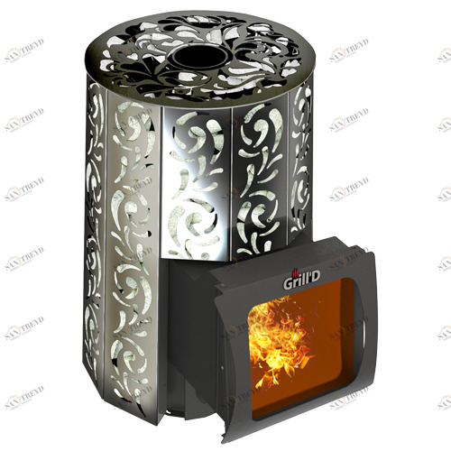 Печь для бани GRILL'D Violet Short Window Max с закрытой каменкой 6289