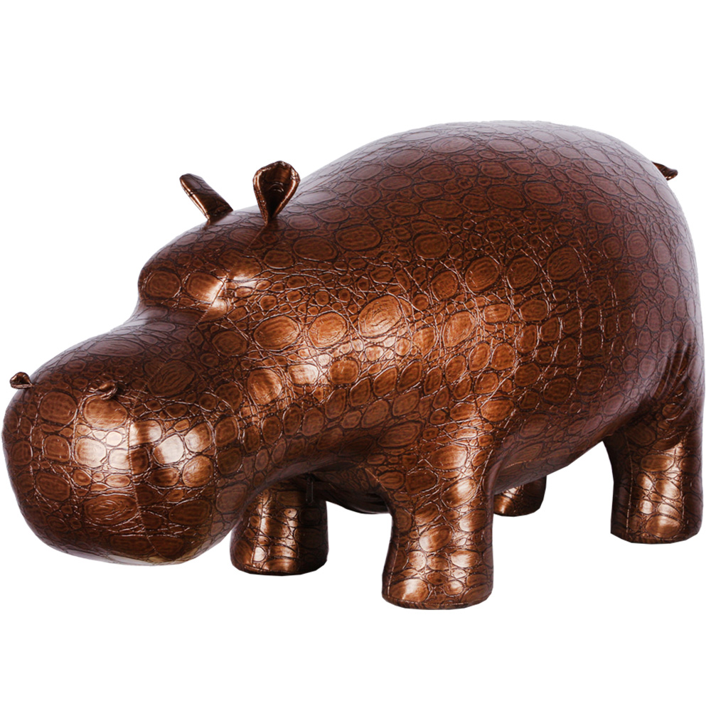 74106 Банкетка Пуф Бегемот большой Золото BOGACHO 4627145749579