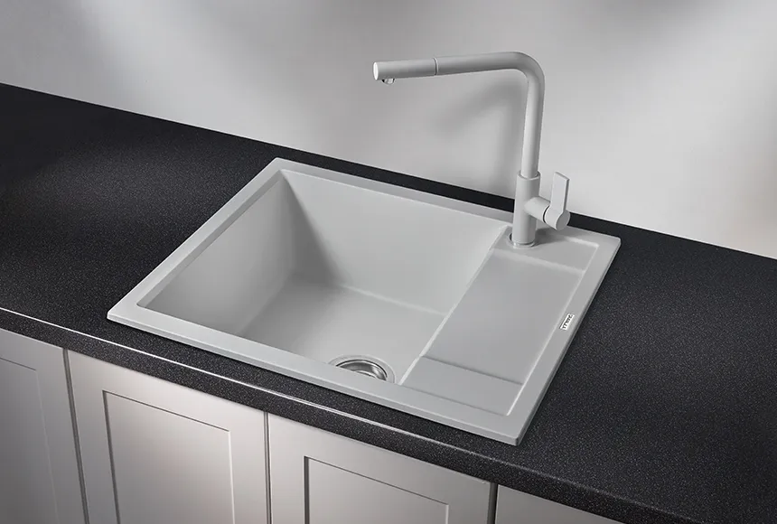 6002, СЛАНЕЦ, кухонная мойка, кварц GRANULA 6002-ST11