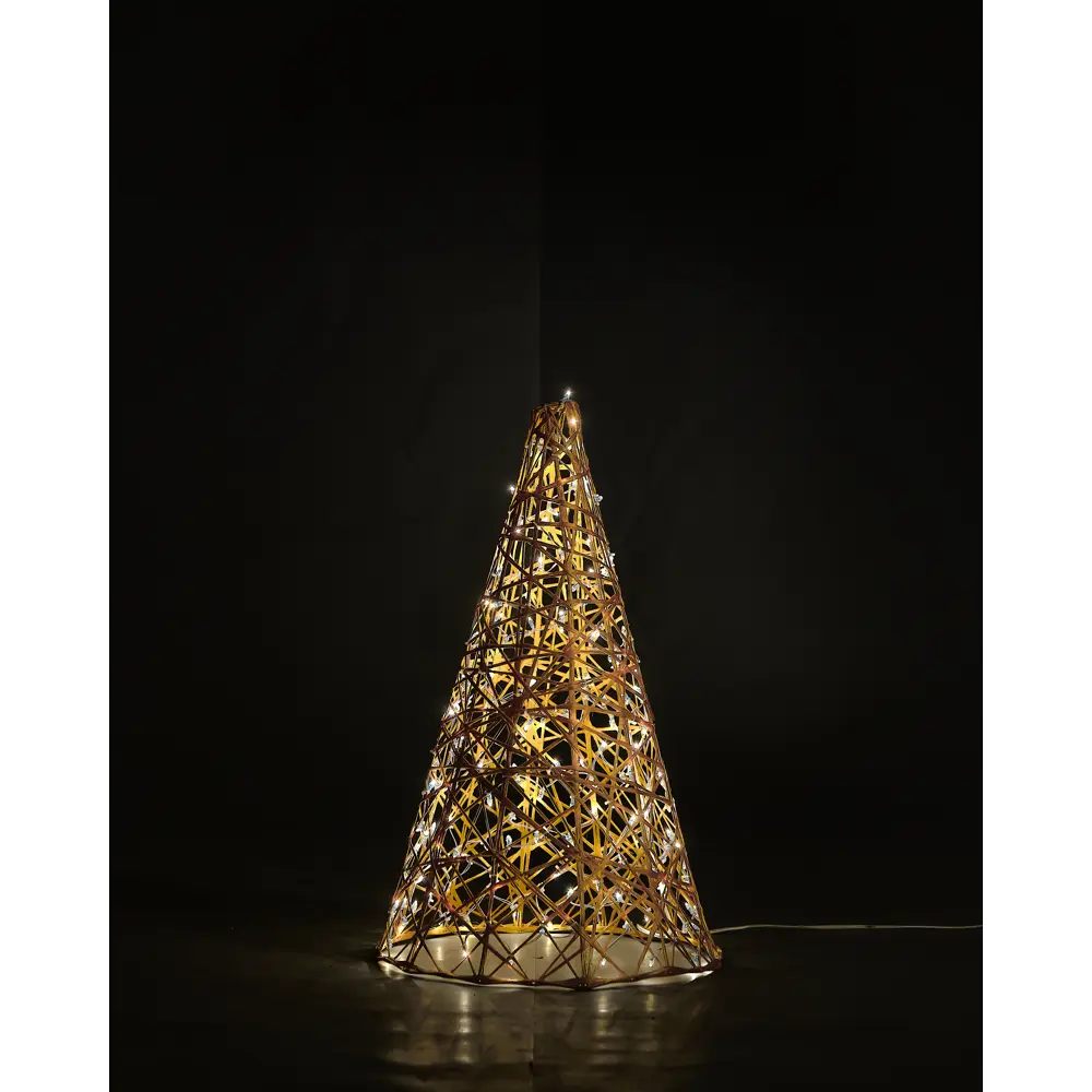 Электрическая светящиеся фигура Конус 400 LED 100x150x100 см теплый белый свет 86164022 STLM-2155618 AJURIO 