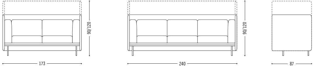 COR Диван из ткани с вещевым ящиком Floater sun-id-1422110 - Вид №5