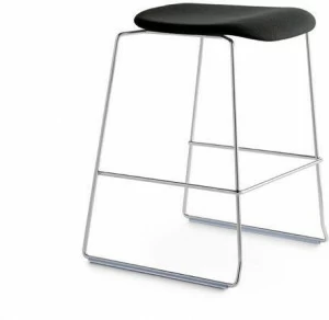 Crassevig Штабелируемый табурет из стали и салазок из дерева Bay