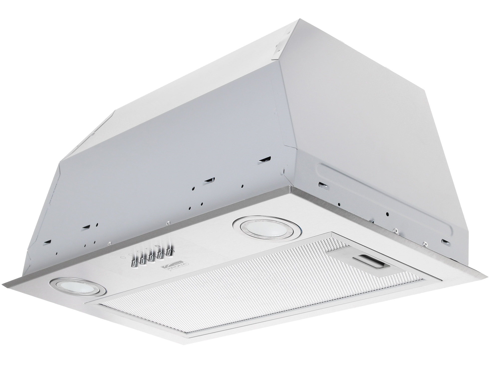 1222073 Вытяжка полновстраиваемая KRONA AMELI 600 inox PB серебристый STDN-0012301 - Вид №2