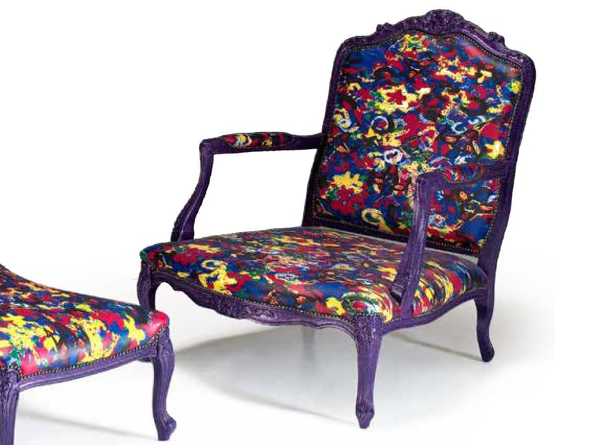 Тканевое кресло с подлокотниками Mirabili Франческо Куомо ARCH-00035562