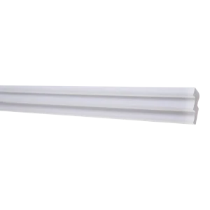 Плинтус потолочный полистирол для натяжного потолка Modern-1 Ru белый 20x30x2000 мм