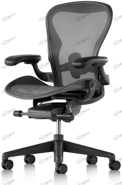 Herman Miller Стул офисный вращающийся с 5 спицами на колесиках Aeron sun-id-1447426