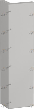 BR519902222 Доборная планка для шкафчика Brioso Brioso #BR5199 16 мм Белый глянцевый декор Duravit