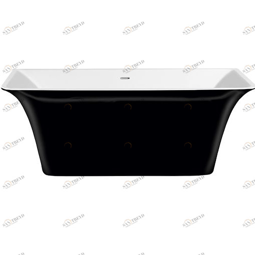 Ванна акриловая отдельностоящая Black Agate Lagard EVORA lgd-evr-ba