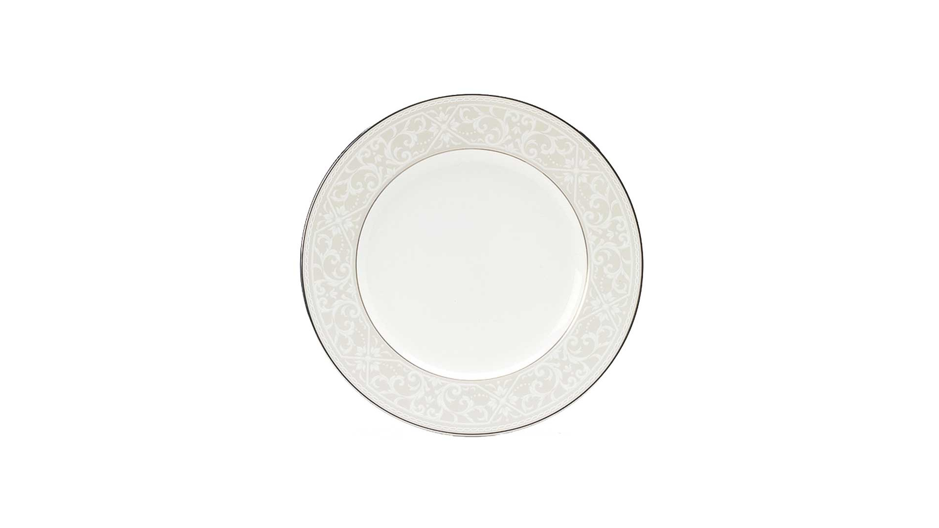 10665472 Noritake Сервиз столовый Noritake "Монтвейл, платиновый кант" на 6 персон 21 предмет Фарфор костяной  - Вид №6