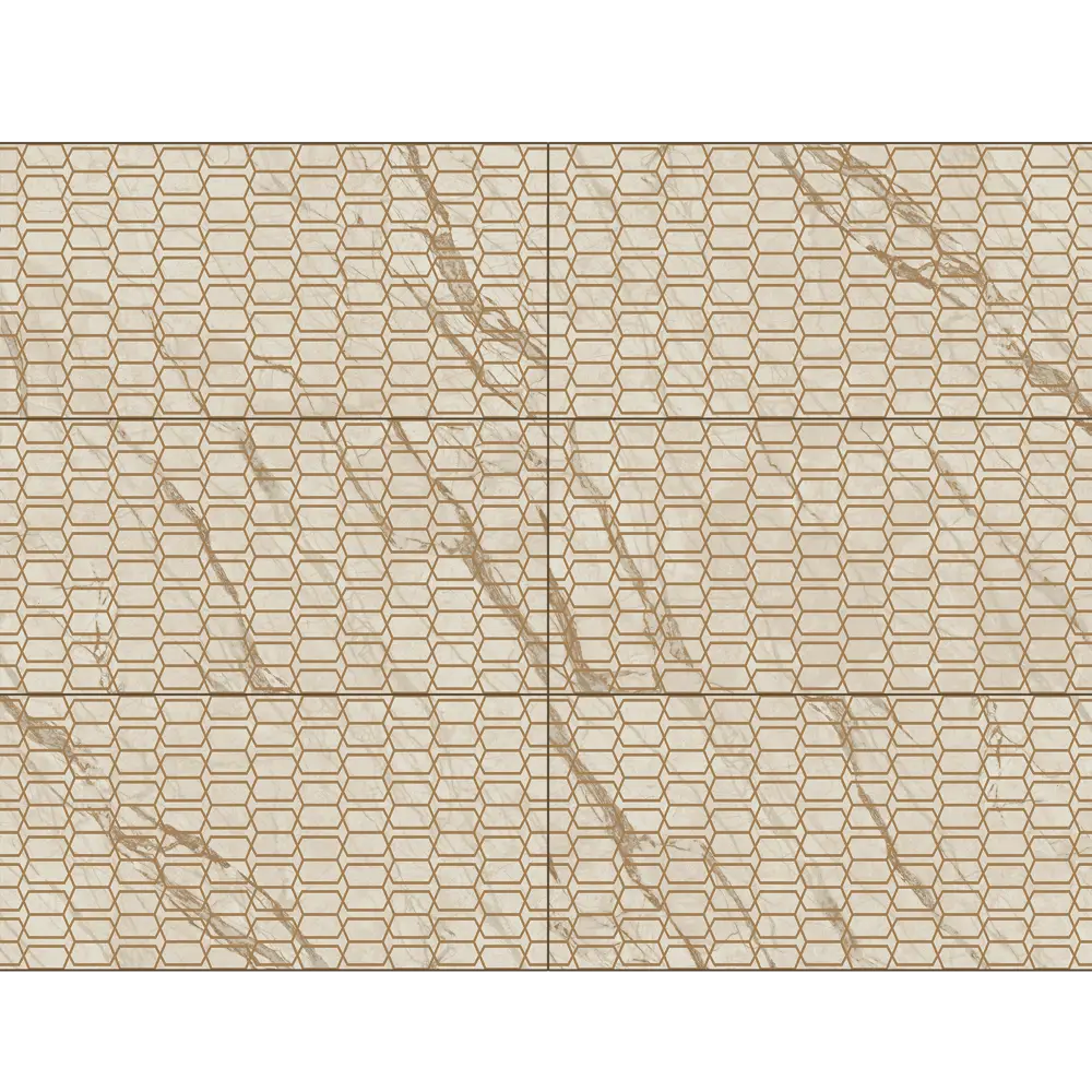 Плитка настенная Azori Forest Geometry 31.5x63 см 1.59 м² матовая цвет бежевый мрамор 87112444 STLM-2072469 - Вид №2