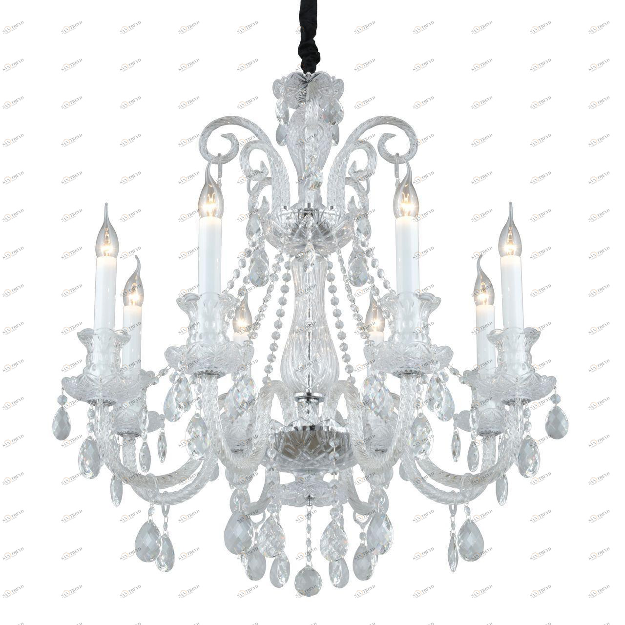 Подвесная люстра Omnilux Formello OML-89203-08 OMNILUX ДИЗАЙНЕРСКИЕ, FORMELLO 278913 Хром 