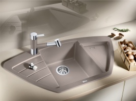 515074 Кухонная мойка Blanco Zia 9 E кофе  Blanco Zia Кофе