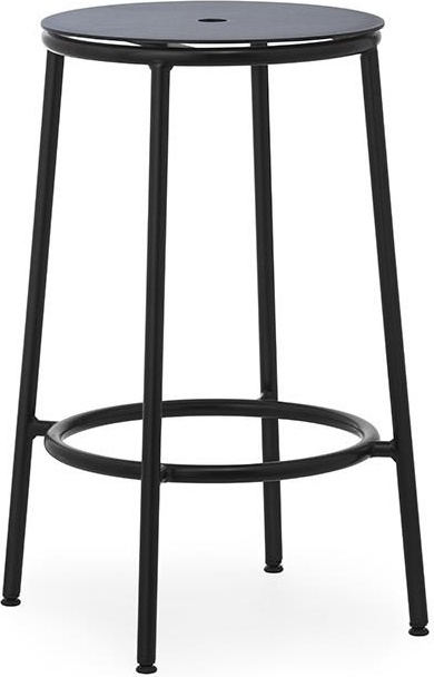 506083 Барный стул 65 см, черный алюминий Normann Copenhagen Circa 