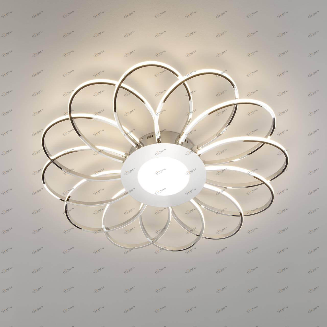 Подвесной светильник металлический серебристый Eurosvet 90105/13 EUROSVET ДИЗАЙНЕРСКИЕ, JENSSEN 00-3890581 Серебро 