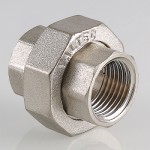 VTr.340.N.0005 Фитинг резьбовой – муфта разъемная Valtec 3/4"  - Вид №1