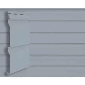 Сайдинг ПВХ брус 2700х203 мм серый 0.55 м²