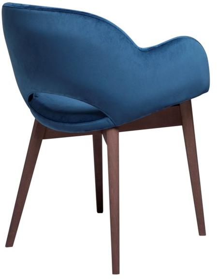 Tonin Casa Стул с бархатными подлокотниками и деревянной основой Beetle sun-id-1496019 - Вид №2