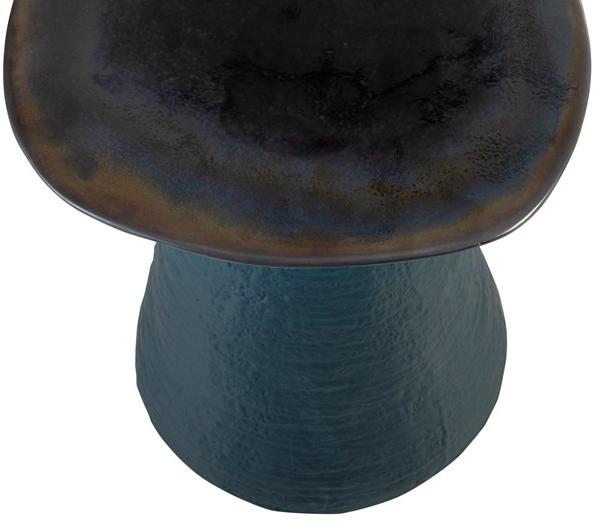 Tonin Casa Круглый керамический журнальный столик sun-id-1401404 - Вид №5