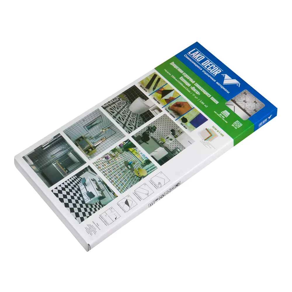 Самоклеящиеся панели LAKO DECOR Дамаск для стен и пола 87289083 STLM-0073646 - Вид №8