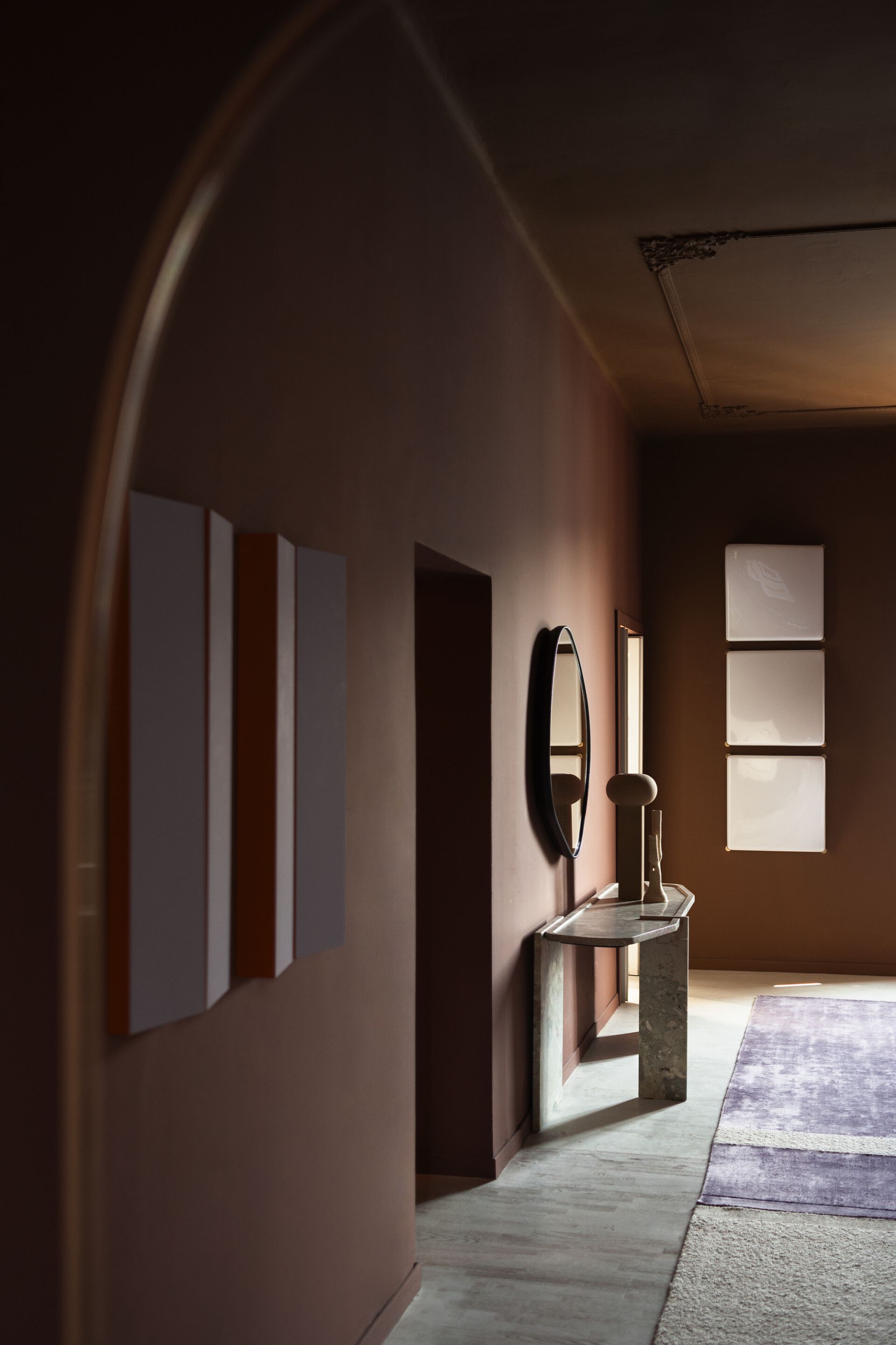 Квадратный тканый ковер ручной работы Baxter TERAI D ARCH-00131246 - Вид №1