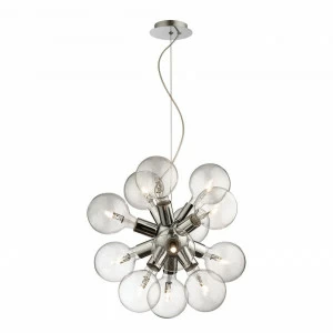 Подвесная люстра Ideal Lux Dea SP12 IDEAL LUX ДИЗАЙНЕРСКИЕ, DEA, ШАР 057324 Хром