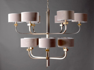 Латунная люстра