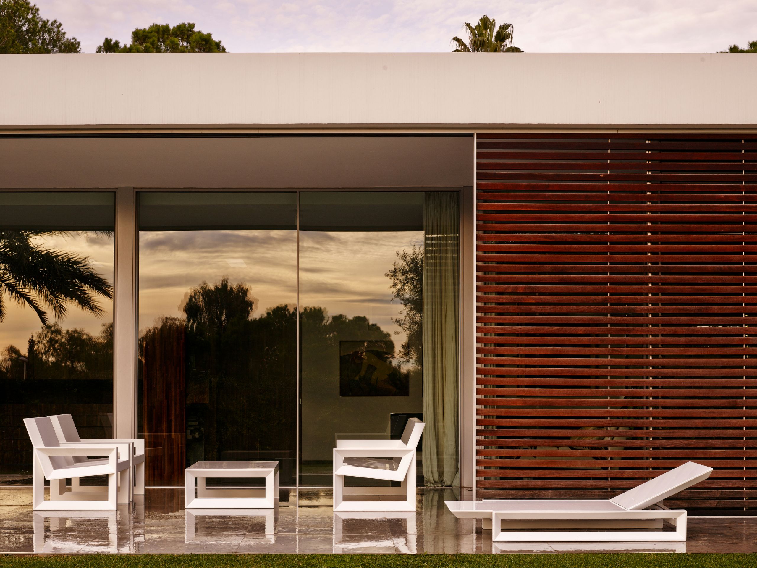 Поли лежак Садовая кровать Vondom ARCH-00153042 - Вид №5