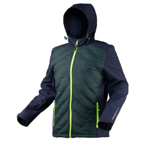 Куртка Neo Tools Premium Softshell темно-синяя/зеленая размер M рост 181