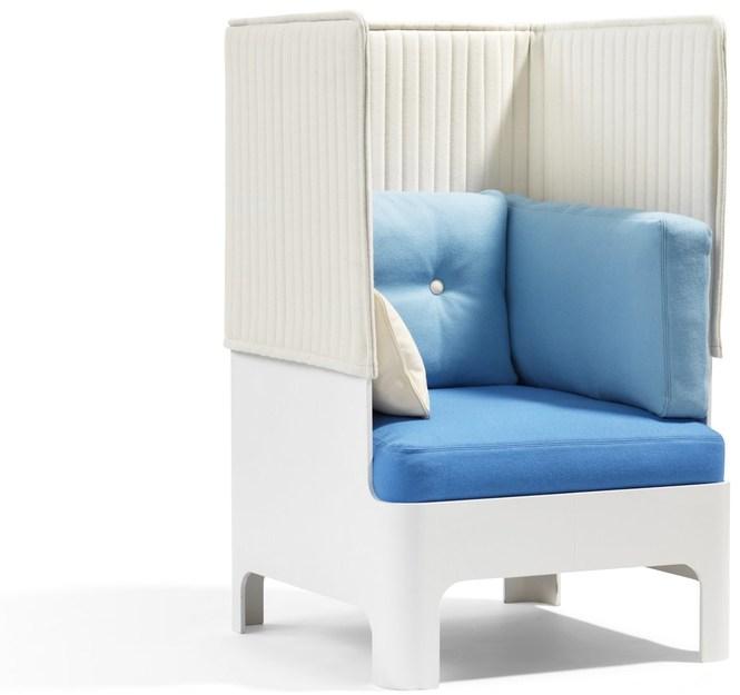 Blå Station Кресло из ткани с высокой спинкой Koja S51h Bla Station - Вид №7