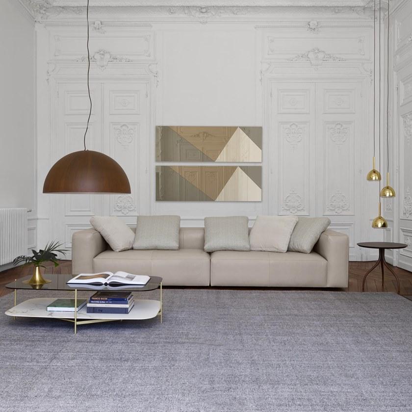 Ligne Roset Низкий прямоугольный журнальный столик из стекла  0055fk10-0055fk30  - Вид №5