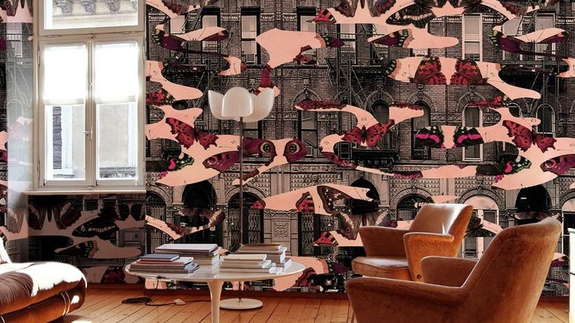 GLAMORA Моющиеся виниловые обои Camotartan sun-id-1467240 - Вид №2