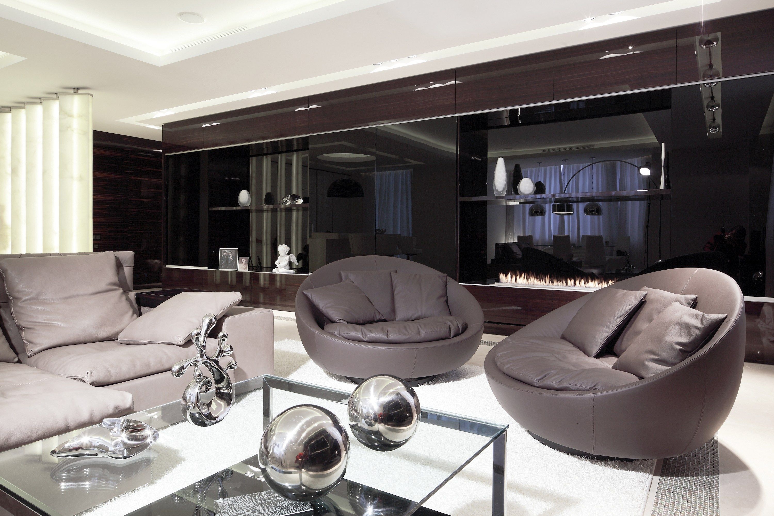 Встроенный камин, Управляемый Wi - Fi и дистанционным управлением Planika Architects line ARCH-00032988 - Вид №18