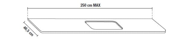 Подвесной умывальник HPL с зеркалом Mobilcrab Infinity Round ARCH-00150673 - Вид №3