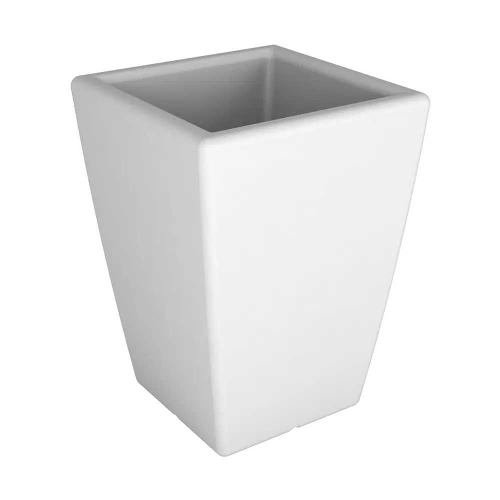Кашпо для цветов Flox 50x50x68 см v680 л пластик белый Santreyd STLM-2211154