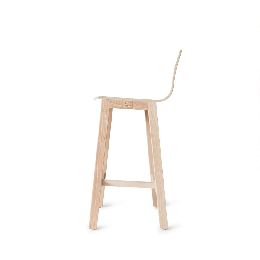 Высокий стул из ясеня с подставкой для ног Askia версия 3 ARCH-00061471 - Вид №3