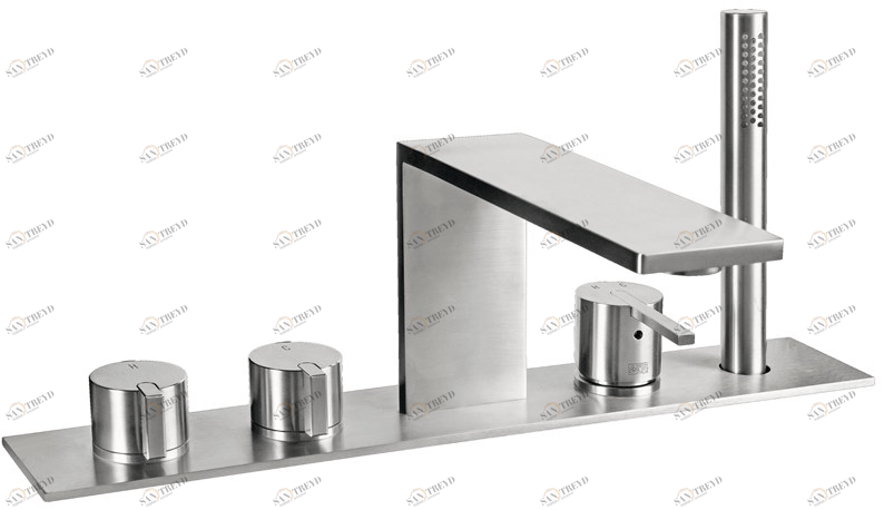 Fir Italia Комплект для ванны из нержавеющей стали с ручным душем Lifesteel 59 5931404