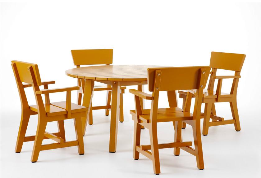 Nola Industrier Круглый садовый стол из дерева Hjorthagen sun-id-1491753 - Вид №1