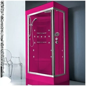 Душевая кабина Gruppo treesse Acquazzurra 80х100 STB-B7537D-R белая с баней и гидромассажем угловая правая