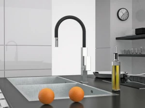 Remer Rubinetterie Смеситель для кухни, устанавливаемой на столешнице, с вытяжным душем Cucina Qk 73 n