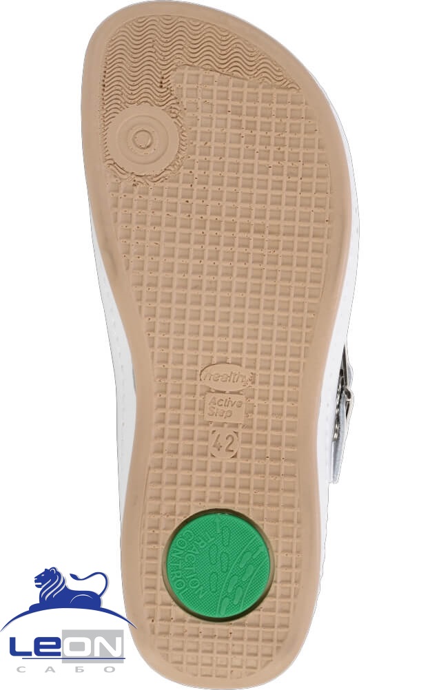 61960 Сабо "Leon" мужские белые LEON  Медицинская обувь  размер 41  - Вид №5