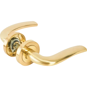 Дверные ручки Punto Real без запирания цвет матовое золото