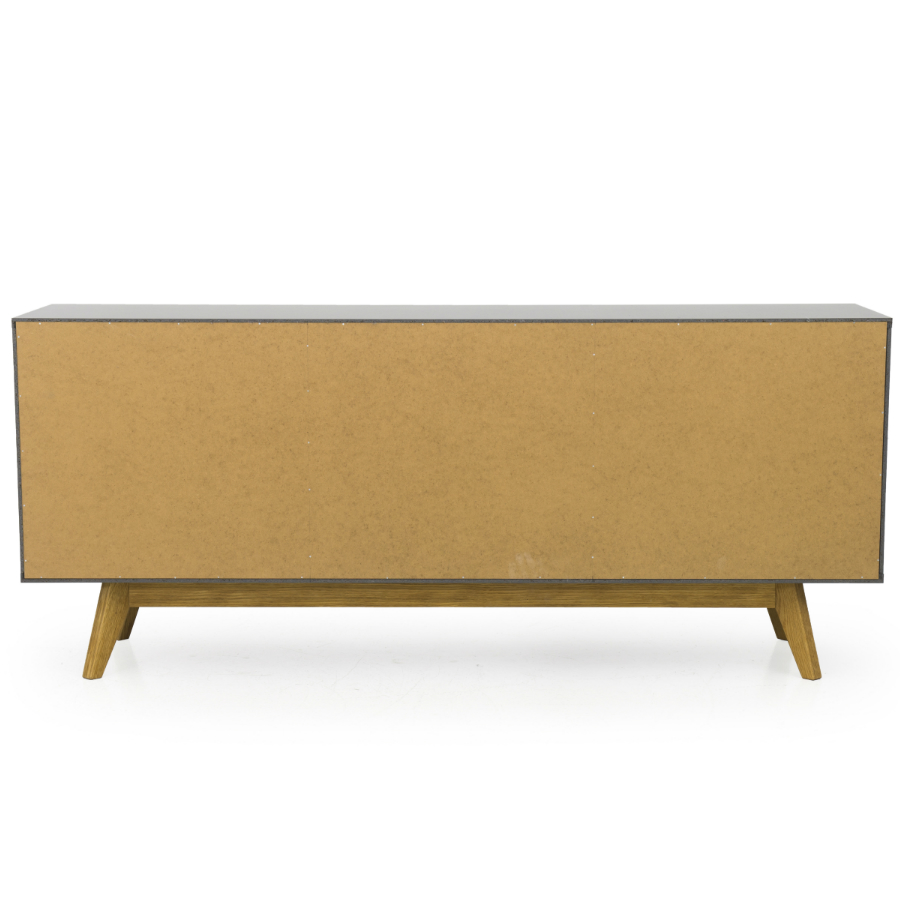 Сервант большой Tenzo Bess, 82х200х43 см, дуб, серый 2176014 - Вид №7