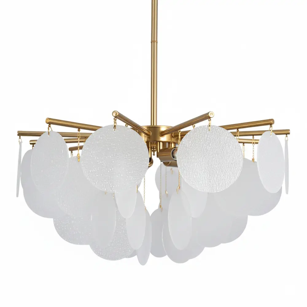 Люстра на штанге Telia 20 м² цвет бронза/белый ESTARES STLM-2165926 - Вид №2